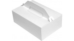 Zákusková krabica s uškom 23 x 16,5 x 7,5 cm pevná bal. 10 ks