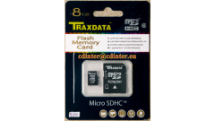 Traxdata microSDHC 8 GB Class 6 + Adapter