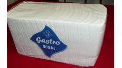 Obrúsky - servitky  balenie 500 ks biele Gastro 70 533