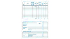 Záznam o prevádzke vozidla osobnej dopravy, A5, samoprepis, s kartónom, 100 list, IGAZ 179